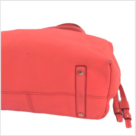 Kate Spade Pink Salmon Coral Drawstring Shoulder Bag - Picture 15 of 16